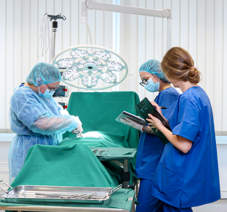 A conduct of a formative evaluation in our Medical Usability Lab.