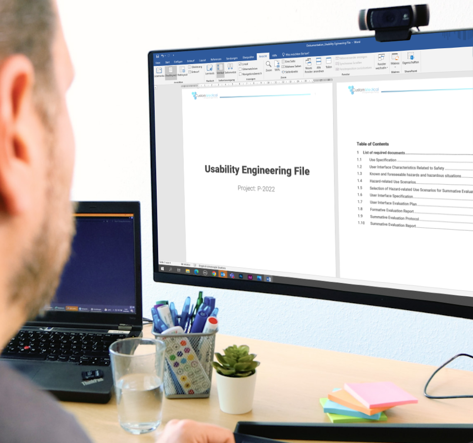 Creation and handover of the usability documentation